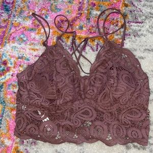 PINK Mauve Lacey Bandeau